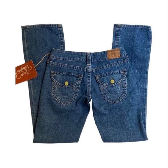 2000s true religion lowrise slim bootcut jeans - Picture 2 of 2